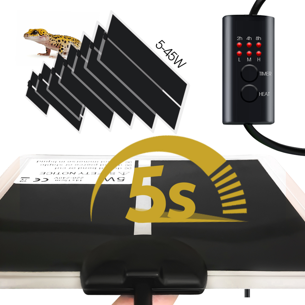 Seedling Heat Pad - EU Plug 5-20W Reptiles Adjustable Temperature
