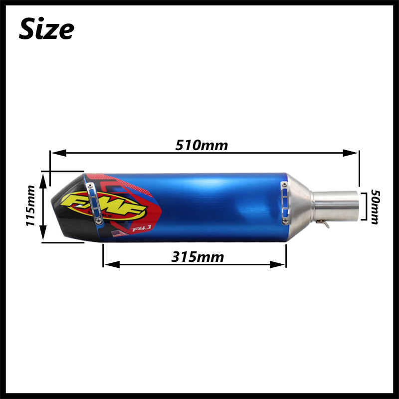 Inlet 50mm FMF 4T Exhaust Pipe - Husqvarna Chainsaw 450 review and price