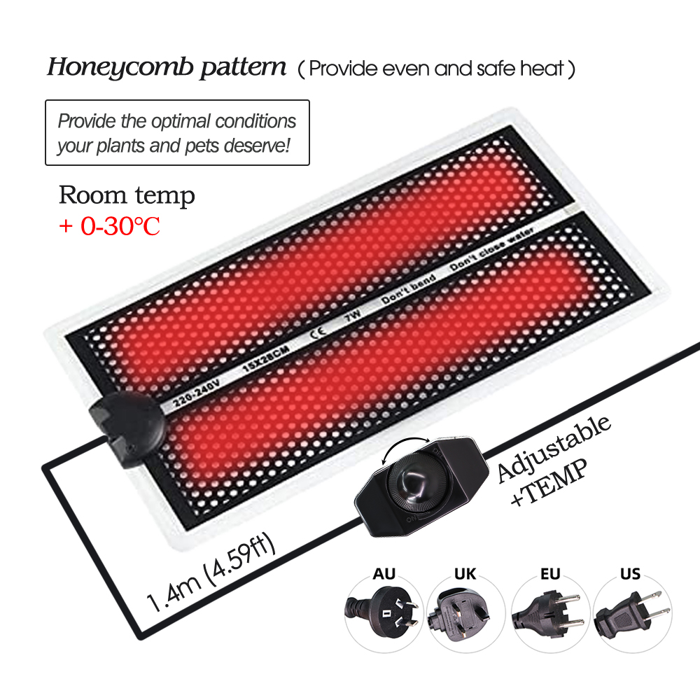 5-20W Garden Seedlings Heating - Seedling Heat Pad review and price